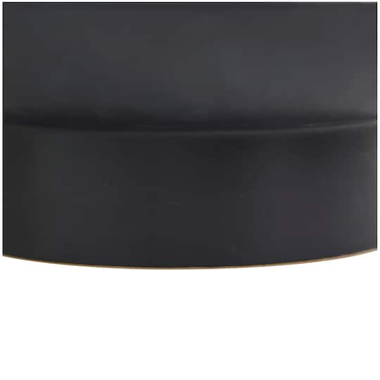 16" Matte Black Decorative Ceramic Tabletop Bowl